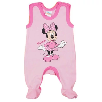 Belül bolyhos ujjatlan rugdalózó Minnie egér mintával Belül bolyhos ujjatlan rugdalózó Minnie egér mintával