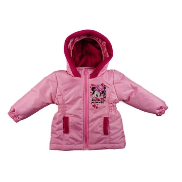 Vízlepergetős bélelt kapucnis kabát Minnie egér mintával Vízlepergetős bélelt kapucnis kabát Minnie egér mintával