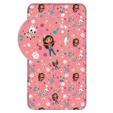 Gabi babaháza Music gumis lepedő 90x200 cm Gabi babaháza Music gumis lepedő 90x200 cm