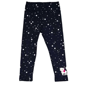 Belül enyhén bolyhos kislány leggings cica mintával Belül enyhén bolyhos kislány leggings cica mintával