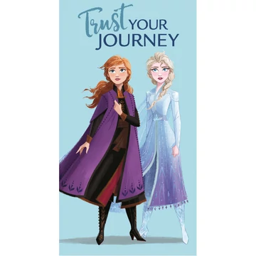 Disney Jégvarázs Journey kéztörlő arctörlő, törölköző 35x65cm Disney Jégvarázs Journey kéztörlő arctörlő, törölköző 35x65cm