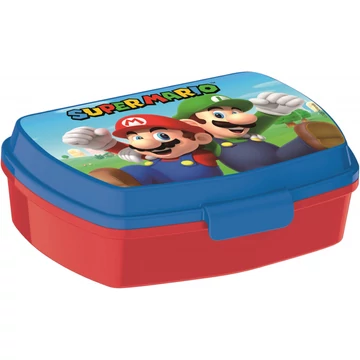 Super Mario Mushroom Kingdom funny műanyag szendvicsdoboz Super Mario Mushroom Kingdom funny műanyag szendvicsdoboz