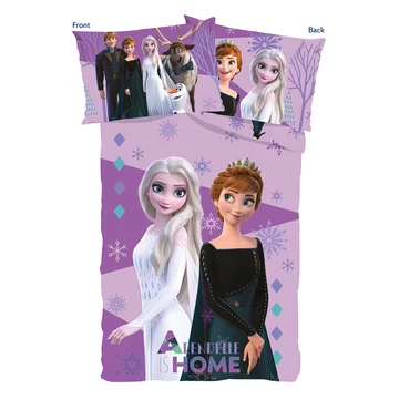 Jégvarázs Elsa és Anna gyerek ágyneműhuzat garnitúra 100% pamut - 100*135cm + 40x60cm