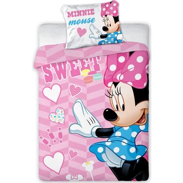 Disney Minnie Sweet gyerek, ovis ágyneműhuzat 100×135cm, 40×60 cm Disney Minnie Sweet gyerek, ovis ágyneműhuzat 100×135cm, 40×60 cm