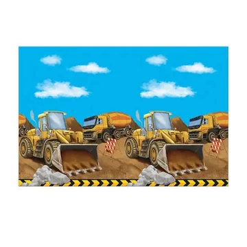 Építkezés Grabber műanyag asztalterítő 120x180 cm Építkezés Grabber műanyag asztalterítő 120x180 cm