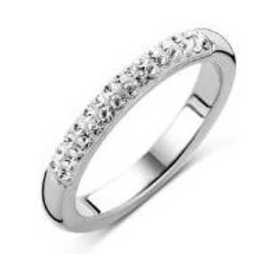 Victoria Ezüst színű fehér köves gyűrű Victoria Ezüst színű fehér köves gyűrű