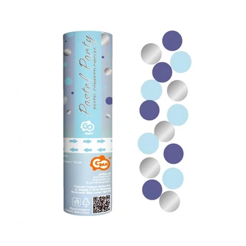 Színes Blue-Silver konfetti kilövő 15 cm Színes Blue-Silver konfetti kilövő 15 cm