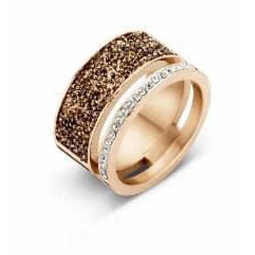 Victoria Rose gold színű fekete köves gyűrű Victoria Rose gold színű fekete köves gyűrű