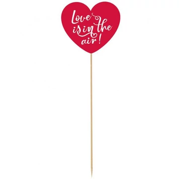 Szerelem Love is in the air Heart papír dekoráció 30 cm