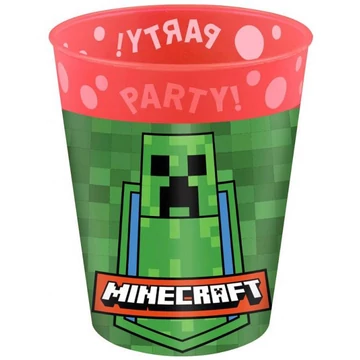 Minecraft Party micro prémium műanyag pohár 250 ml