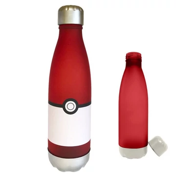 Pokémon Pokeball műanyag kulacs csavaros kupakkal 650 ml Pokémon Pokeball műanyag kulacs csavaros kupakkal 650 ml