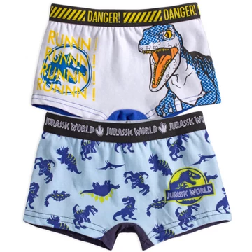 Jurassic World gyerek boxeralsó 2 darab/csomag 4 - 5 év / 104 - 110 cm Jurassic World gyerek boxeralsó 2 darab/csomag 4 - 5 év / 104 - 110 cm