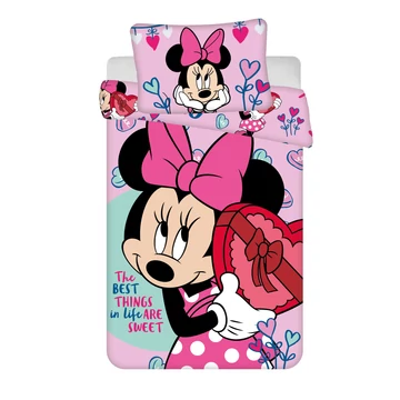 Disney Minnie Sweets gyerek, ovis ágyneműhuzat 100×135 cm, 40×60 cm Disney Minnie Sweets gyerek, ovis ágyneműhuzat 100×135 cm, 40×60 cm