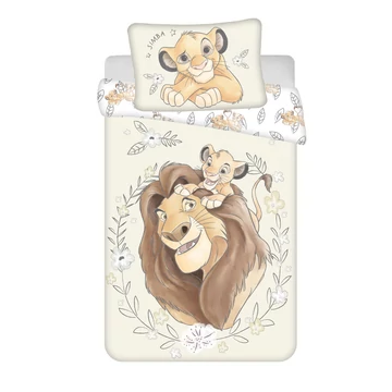 Disney Az Oroszlánkirály Simba gyerek, ovis ágyneműhuzat 100×135 cm, 40×60 cm Disney Az Oroszlánkirály Simba gyerek, ovis ágyneműhuzat 100×135 cm, 40×60 cm