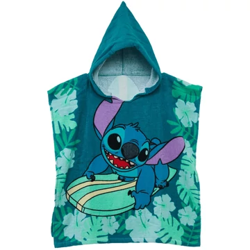 Disney Lilo és Stitch, A csillagkutya Surf strand törölköző poncsó 60x120 cm Disney Lilo és Stitch, A csillagkutya Surf strand törölköző poncsó 60x120 cm