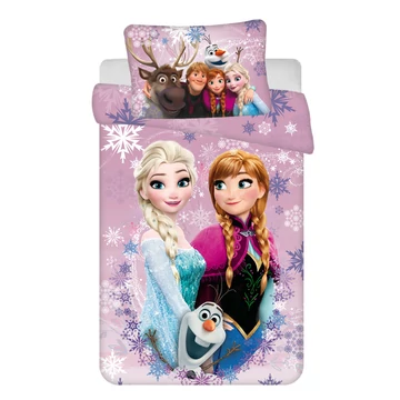 Disney Jégvarázs Pink-Purple gyerek, ovis ágyneműhuzat 100×135 cm, 40×60 cm Disney Jégvarázs Pink-Purple gyerek, ovis ágyneműhuzat 100×135 cm, 40×60 cm