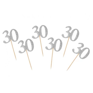 Ezüst 30 Silver díszítő pálca 6 db-os Ezüst 30 Silver díszítő pálca 6 db-os