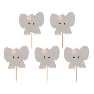 Elefánt Pink díszítő pálca 10 db-os Elefánt Pink díszítő pálca 10 db-os
