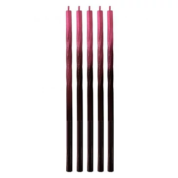 Piros-Fekete Ombre tortagyertya, gyertya szett 5 db-os Piros-Fekete Ombre tortagyertya, gyertya szett 5 db-os