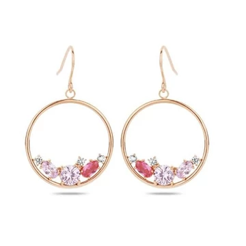 Victoria Rose gold színű színes köves fülbevaló Victoria Rose gold színű színes köves fülbevaló