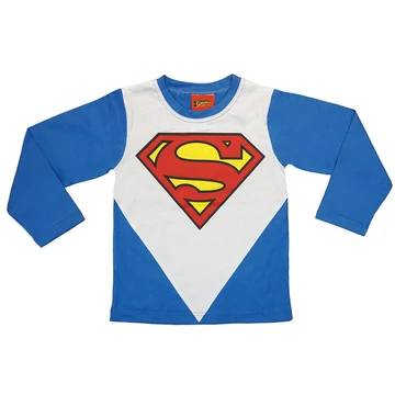 Superman gyerek hosszú ujjú póló (méret: 104-152) Superman gyerek hosszú ujjú póló (méret: 104-152)