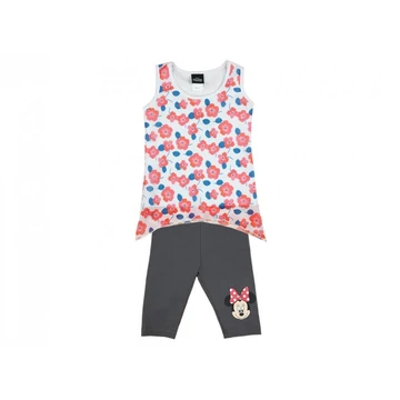 Disney Minnie lányka 2 részes ujjatlan-3/4 leggings szett Disney Minnie lányka 2 részes ujjatlan-3/4 leggings szett