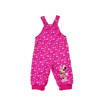 Disney Minnie lányka bélelt virágos kord kertésznadrág Disney Minnie lányka bélelt virágos kord kertésznadrág