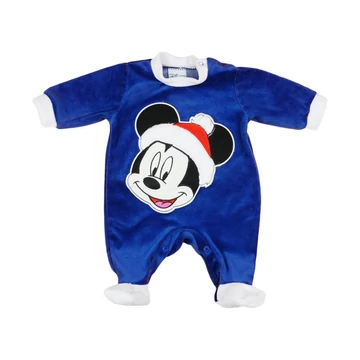 Disney Mickey Mikulás hosszú ujjú plüss rugdalózó Karácsony Disney Mickey Mikulás hosszú ujjú plüss rugdalózó Karácsony