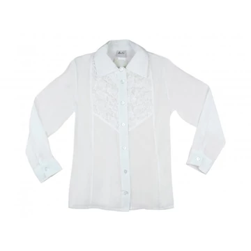 Lányka alkalmi/ünneplő hosszú ujjú blúz (méret: 104-152) *isk