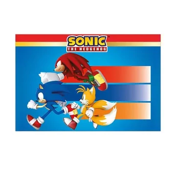 Sonic a sündisznó Sega műanyag asztalterítő 120x180 cm Sonic a sündisznó Sega műanyag asztalterítő 120x180 cm