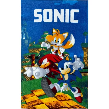 Sonic a sündisznó Speedy kéztörlő, arctörlő, törölköző 30x50 cm Sonic a sündisznó Speedy kéztörlő, arctörlő, törölköző 30x50 cm