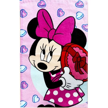 Disney Minnie Bonbon Hearts kéztörlő, arctörlő, törölköző 30x50cm Disney Minnie Bonbon Hearts kéztörlő, arctörlő, törölköző 30x50cm