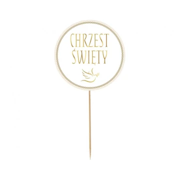 Chrzest Święty torta dekoráció 14 cm Chrzest Święty torta dekoráció 14 cm