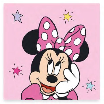 Disney Minnie Star kéztörlő, arctörlő, törölköző 30x30cm Disney Minnie Star kéztörlő, arctörlő, törölköző 30x30cm