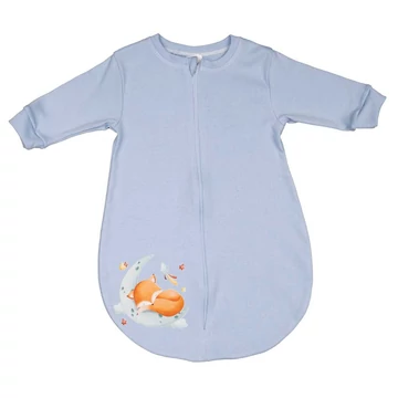 Hosszú ujjú vékony pamut hálózsák Róka mintával 1 TOG