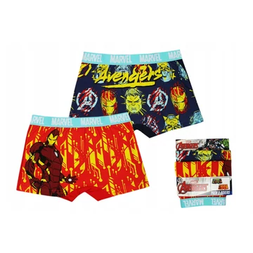 Bosszúállók Stark-Tech gyerek boxeralsó 2 darab/csomag 9 - 10 év / 134 - 140 cm Bosszúállók Stark-Tech gyerek boxeralsó 2 darab/csomag 9 - 10 év / 134 - 140 cm