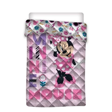Disney Minnie Pink steppelt ágytakaró, paplan 140x200cm Disney Minnie Pink steppelt ágytakaró, paplan 140x200cm