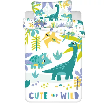 Dinoszaurusz Cute & Wild gyerek, ovis ágyneműhuzat 100×135cm, 40×60 cm Dinoszaurusz Cute & Wild gyerek, ovis ágyneműhuzat 100×135cm, 40×60 cm