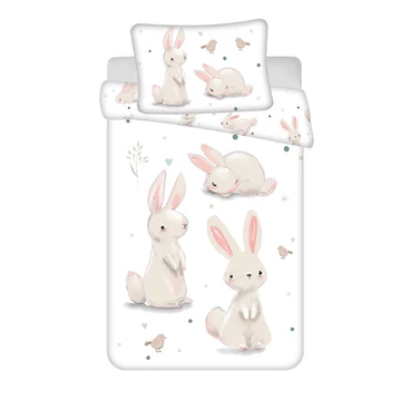 Nyuszi Rest gyerek, ovis ágyneműhuzat 100x135 cm, 40x60 cm Nyuszi Rest gyerek, ovis ágyneműhuzat 100x135 cm, 40x60 cm