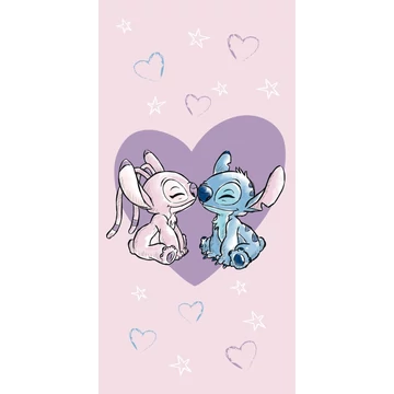 Disney Lilo és Stitch, A csillagkutya Love fürdőlepedő, strand törölköző 70x140cm Disney Lilo és Stitch, A csillagkutya Love fürdőlepedő, strand törölköző 70x140cm