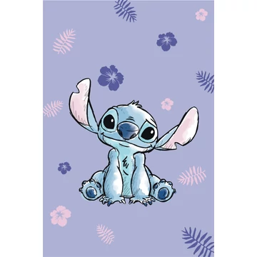 Disney Lilo és Stitch, A csillagkutya Blooming mikroflanel takaró 100x150cm