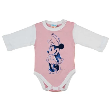 Hosszú ujjú baba body Minnie egér mintával Hosszú ujjú baba body Minnie egér mintával