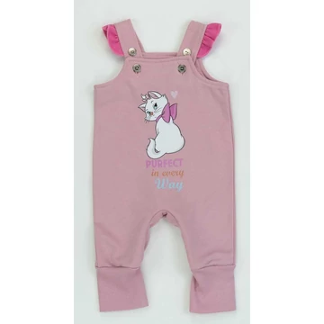 Belül bolyhos baba kislány kertésznadrág Marie cica mintával Belül bolyhos baba kislány kertésznadrág Marie cica mintával