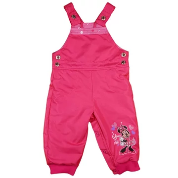 Bélelt vízlepergetős kertésznadrág Minnie egér mintával Bélelt vízlepergetős kertésznadrág Minnie egér mintával