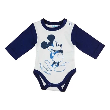 Hosszú ujjú baba body Mickey egér mintával Hosszú ujjú baba body Mickey egér mintával