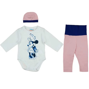 3 részes kislány baba szett Minnie egér mintával 3 részes kislány baba szett Minnie egér mintával