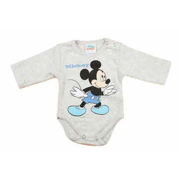 Hosszú ujjú baba body Mickey mintával Hosszú ujjú baba body Mickey mintával