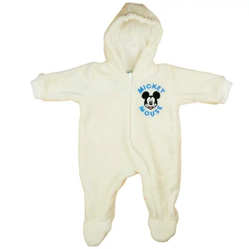 Wellsoft kapucnis baba overál Mickey egér mintával Wellsoft kapucnis baba overál Mickey egér mintával