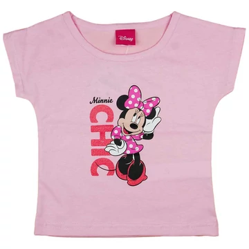 Ejtett válú kislány póló Minnie egér mintával Ejtett válú kislány póló Minnie egér mintával