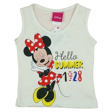 Pamut kislány trikó Minnie egér mintával Pamut kislány trikó Minnie egér mintával